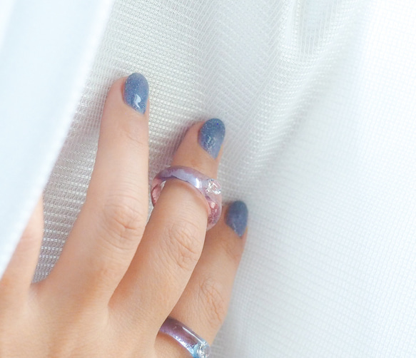 water ring／ピンク×パープル 6枚目の画像