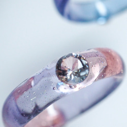 water ring／ピンク×パープル 8枚目の画像