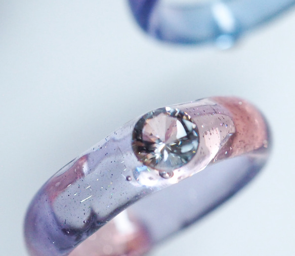 water ring／ピンク×パープル 8枚目の画像