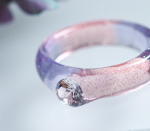 water ring／ピンク×パープル 9枚目の画像