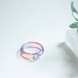 water ring／ピンク×パープル 3枚目の画像