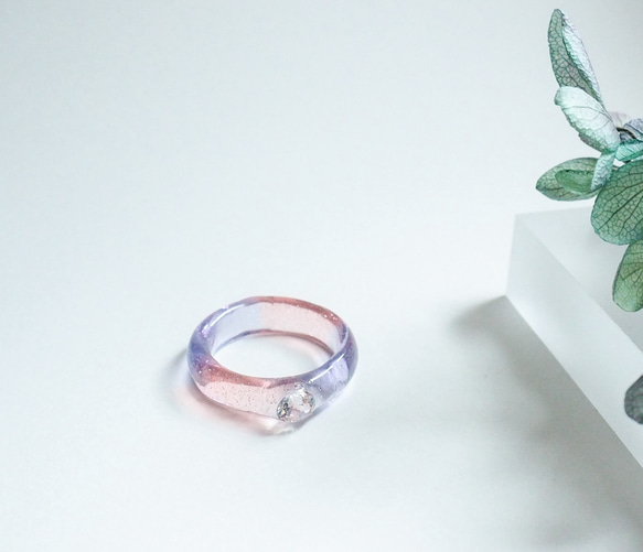 water ring／ピンク×パープル 3枚目の画像