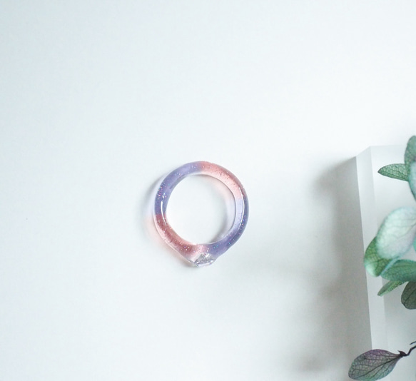 water ring／ピンク×パープル 11枚目の画像
