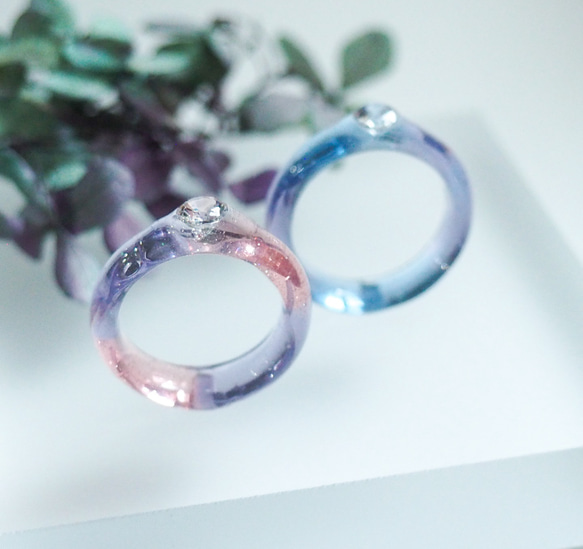water ring／ピンク×パープル 13枚目の画像
