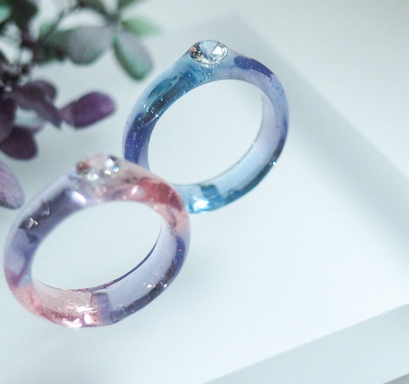water ring／ピンク×パープル 15枚目の画像