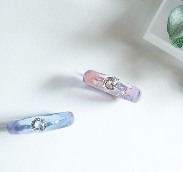 water ring／ピンク×パープル 17枚目の画像