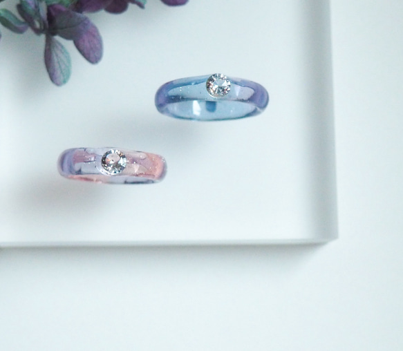 water ring／ピンク×パープル 12枚目の画像