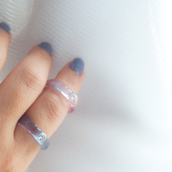 water ring／ピンク×パープル 7枚目の画像