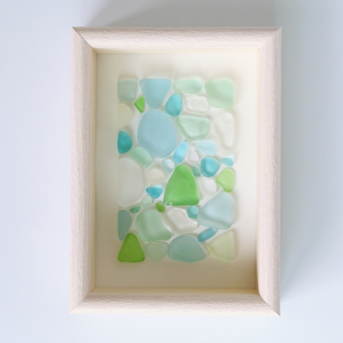 シーグラスアート『 .。.:*Summer.。.:*』 4種のカクテル “summer”〉シーグラスアート その他アート moon