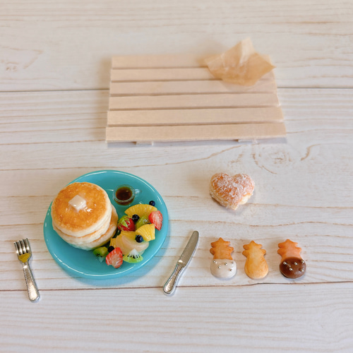 ハワイアンパンケーキセット ミニチュア ハワイアンパンケーキセット その他置物 megu miniature
