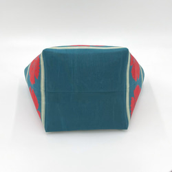 《帯リメイク》帯バッグヨコ（持ち手共布） 4枚目の画像