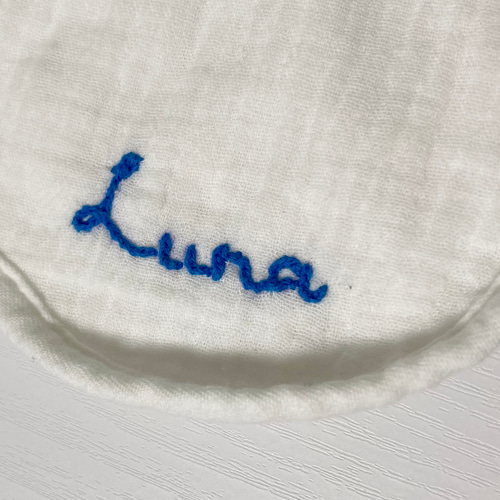 名入り 手刺繍 スタイ ［ひまわり］ スタイ・よだれかけ AriAri20 通販