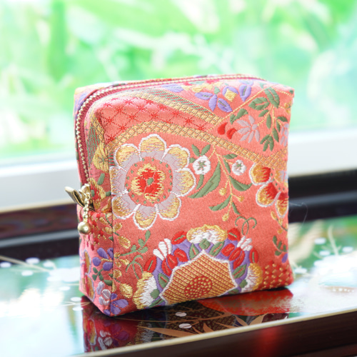 【2WAY仕様☆】鮮やかで可愛い桜デザイン◆ LouisVuitton ポーチ 2WAY仕様☆】鮮やかで可愛い桜デザイン◇ LouisVuitton ポーチ