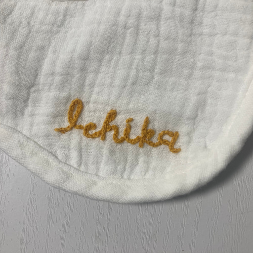 ハンドメイドスタイ　あいり様 名入り 手刺繍 スタイ ［魚］ スタイ・よだれかけ AriAri20 通販