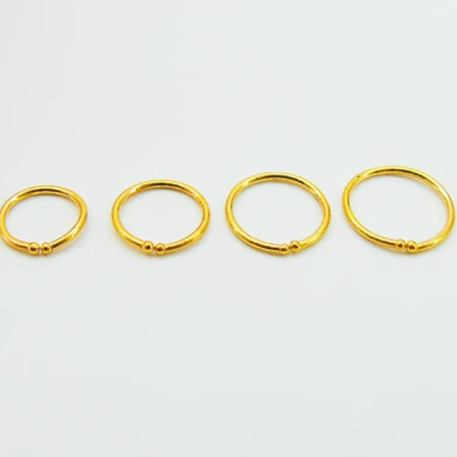24K（片耳）K24純金フープピアス24金ピアス 24Kゴールドピアス24
