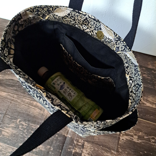 新色 ウィリアムモリスいちご泥棒 トートバッグ バッグインバッグ