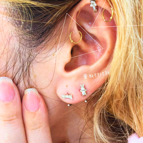 24K（片耳）K24純金丸玉フープピアス24金ピアス 24Kゴールド