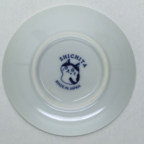 N7-3003A SHICHITA 猫 豆鉢揃 木箱入【日本製 美濃焼】（磁器 猫 小皿