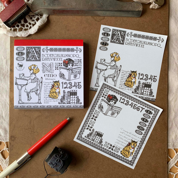 AN065-0009 ましかくメモ帳「読書」 メモ帳 ant!ant!!ant!!! 通販