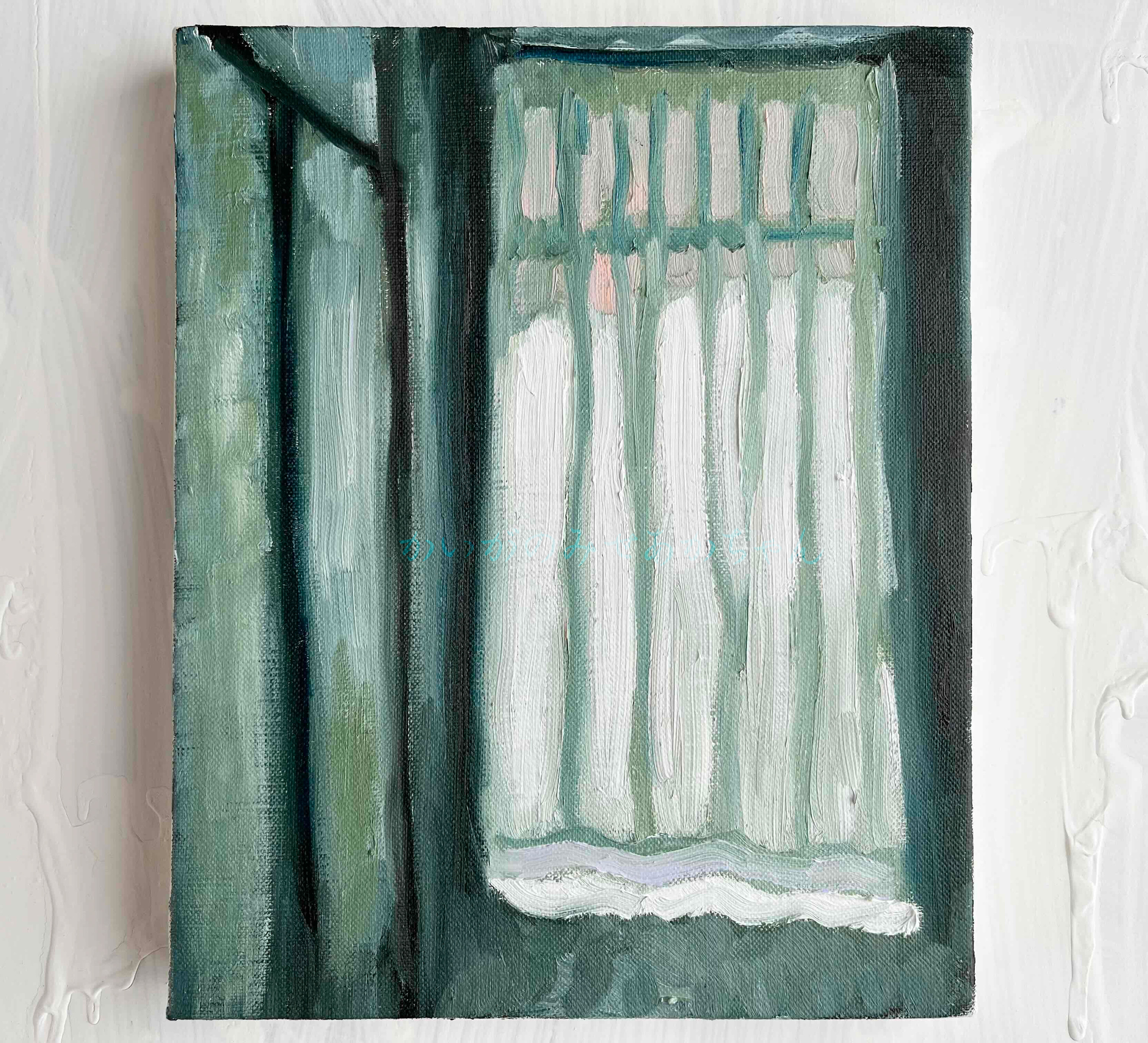 原画「部屋の中9」F3・油彩画