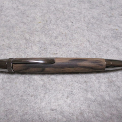沙沈金絲楠木 キルト杢 キヌカオイル仕上げ 木軸ボールペン 超希少材