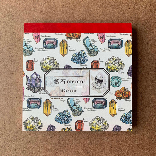 AN065-0095 ましかくメモ帳「鉱石」 メモ帳 ant!ant!!ant!!! 通販