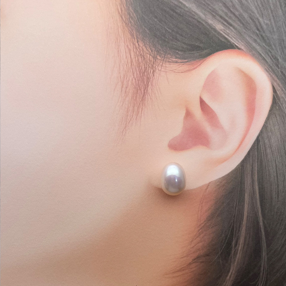 ※即決価格★パール13mm大珠★一粒✨プラチナピアスイヤリング 即決価格☆パール13mm大珠☆一粒✨プラチナピアスイヤリング