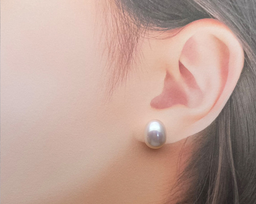 ※即決価格★パール13mm大珠★一粒✨プラチナピアスイヤリング 即決価格☆パール13mm大珠☆一粒✨プラチナピアスイヤリング
