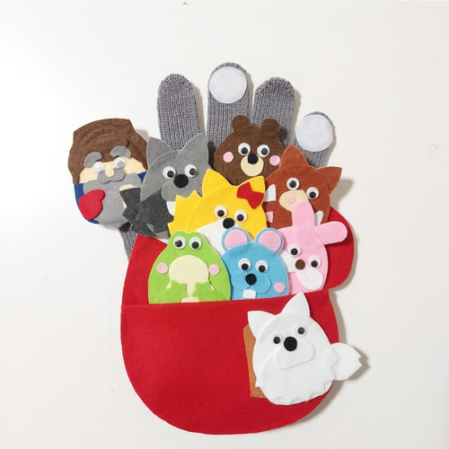 ✨これからの季節に✨ てぶくろ 手袋シアター 保育実習 おもちゃ・人形