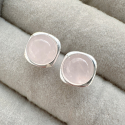 天然石 選べる3種類のスタッドピアスSV925 13枚目の画像