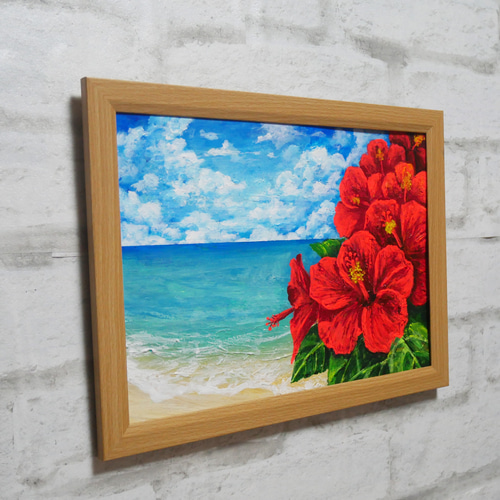 油絵 油彩 油彩画 絵 絵画【海の花】 油絵 油彩 油彩画 絵 絵画【海の花】 | HIROSHI1990