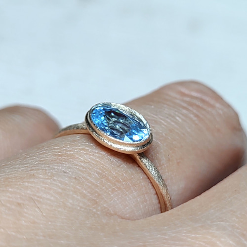 ブルージルコン＊K10 ring 指輪・リング Roro 通販 18010297｜Creema