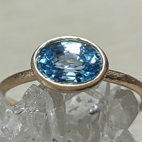 ブルージルコン＊K10 ring 指輪・リング Roro 通販 18010297