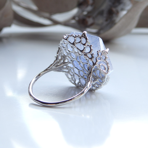 デュモルチェライトinクォーツ*リング 指輪・リング MARGA RINA 通販