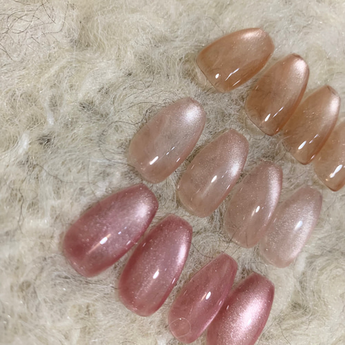 ﾈｲﾙﾁｯﾌﾟ 春/ニュアンス/結婚式/振袖/ピンク/マグネットネイル