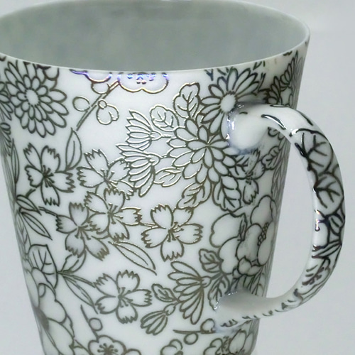 高脚陶器カップ 花柄 Amazon.co.jp: エナメルカップ 花柄 ホーロー ビンテージマグ