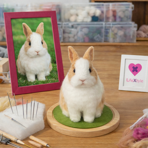 羊毛フェルト そっくり ウサギ オーダーメイド｜写真から作る ペット