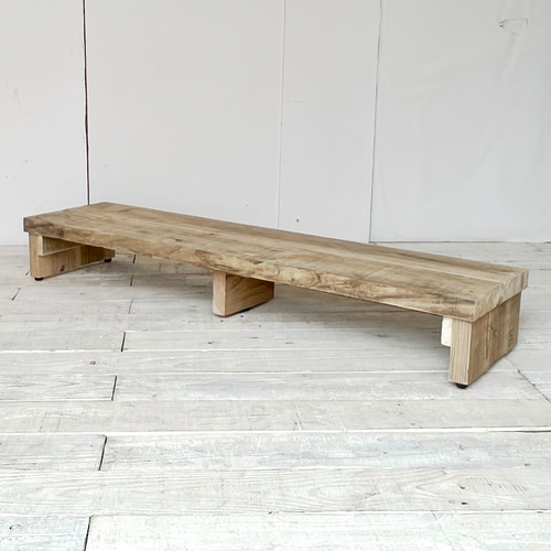 リサイクルウッド☆玄関踏み台 幅120cm RW0248 その他家具 cafemoku