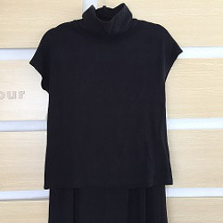 在庫処分セール！！￥11,200→￥1,100-　ハイネックトップスBLK BRN 3枚目の画像