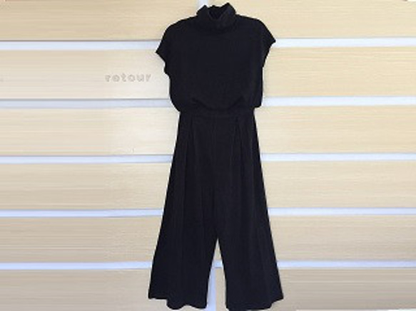在庫処分セール！！￥11,200→￥1,100-　ハイネックトップスBLK BRN 4枚目の画像