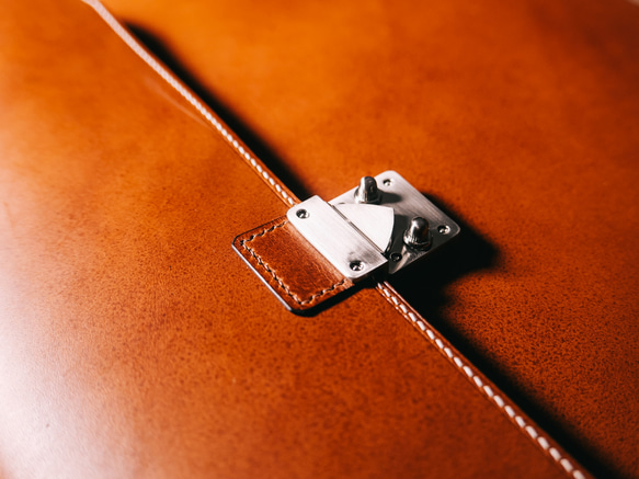 【カスタマイズブッテーロ】手縫いクラシックブリーフケース 