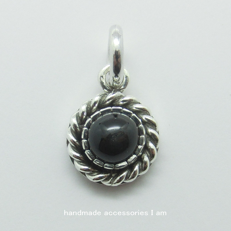 受注生産商品　ブラックスター　ダイオプサイト　ペンダント　シルバー925　 IP0661