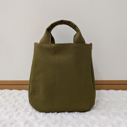 最終値下げ❣️美品 カンポマッジ ショルダーバッグ トートバッグ 2way カーキ 最終値下げ❣️美品 カンポマッジ ショルダーバッグ トート