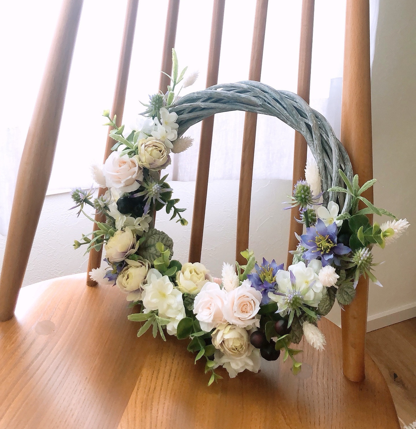 【オリジナル受注制作】リースブーケ　アーティフィシャルフラワー
