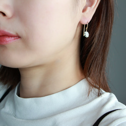 14kgf- green amesyst 耳環 第7張的照片