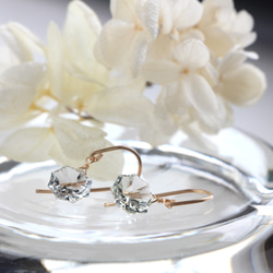 14kgf- green amesyst 耳環 第8張的照片