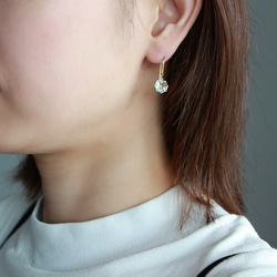 14kgf- green amesyst 耳環 第6張的照片