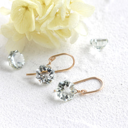 14kgf- green amesyst 耳環 第2張的照片