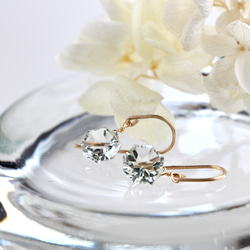 14kgf- green amesyst 耳環 第9張的照片