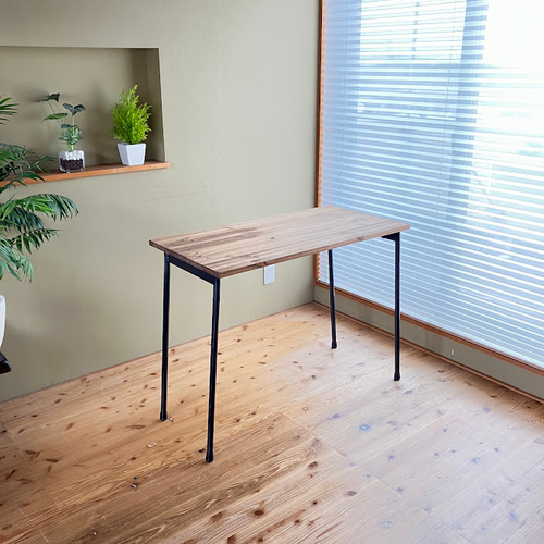 マットブラックでアイアンな極太&フラット鉄脚♪50×400×350mm マットブラックでアイアンな極太&フラット鉄脚♪50×400×350mm